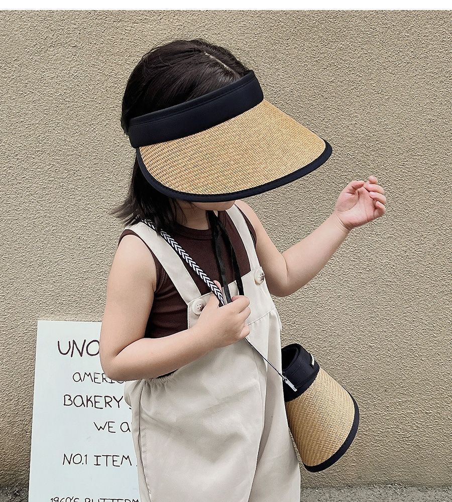 Children's summer baby big brim trendy sky top grass sun hat cute baseball cap