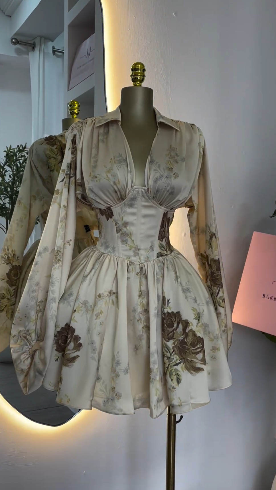 Casual Dresses Celmia Women Evening Fashion Sexy Backless Satin Party Flare Sleeve Stand Collar Short Robes Chic Vestidos