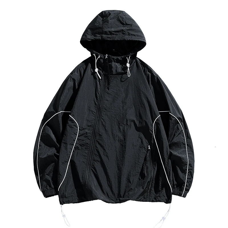 Ueteey Sunscreen Jacket Mens Hiking Thin Camping Ice Skin Fishing Ultra Light Fast Drying Windproof Outdoor 250313