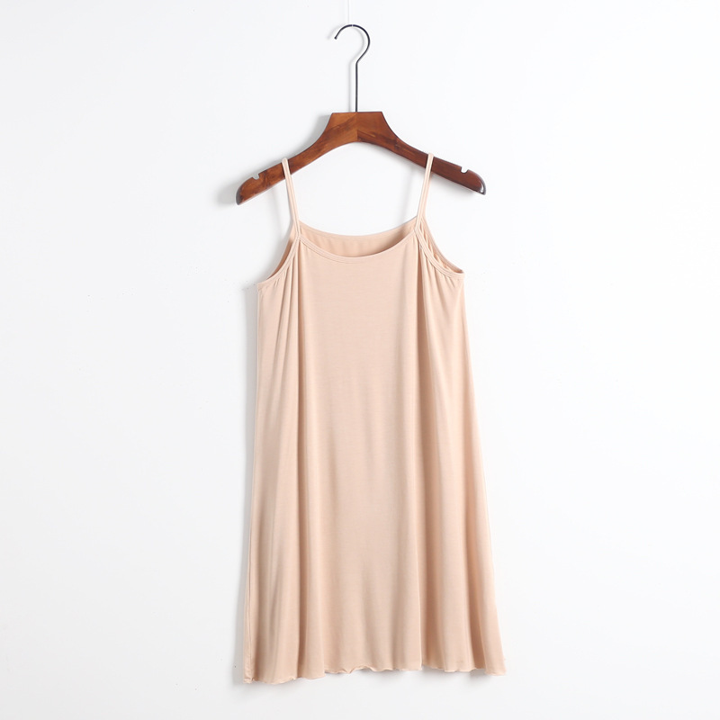 B775-Suspender skirt for women, loose vest skirt for pregnant women, mid-length petticoat, home nightdress