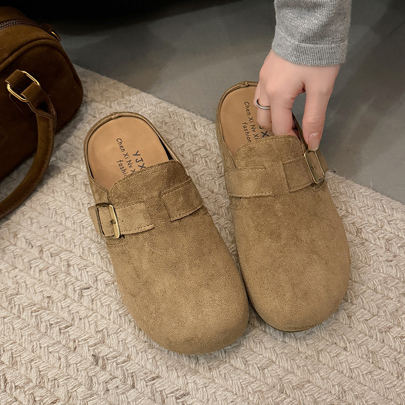 Thick-soled single-toed shoes Designer free Shipping External penetration Women sandals Can be worn outside can be home single shoes hot sale 2025