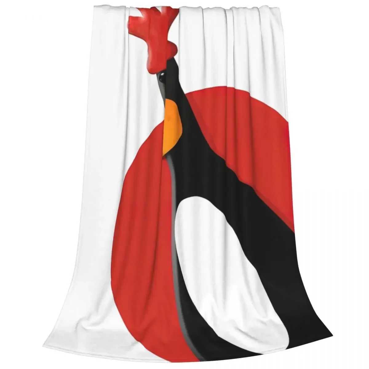 Feathers McGraw silent penguin blanket flannel Wallace Gromit lightweight throw blanket car sofa bedroom blanketXJ250312