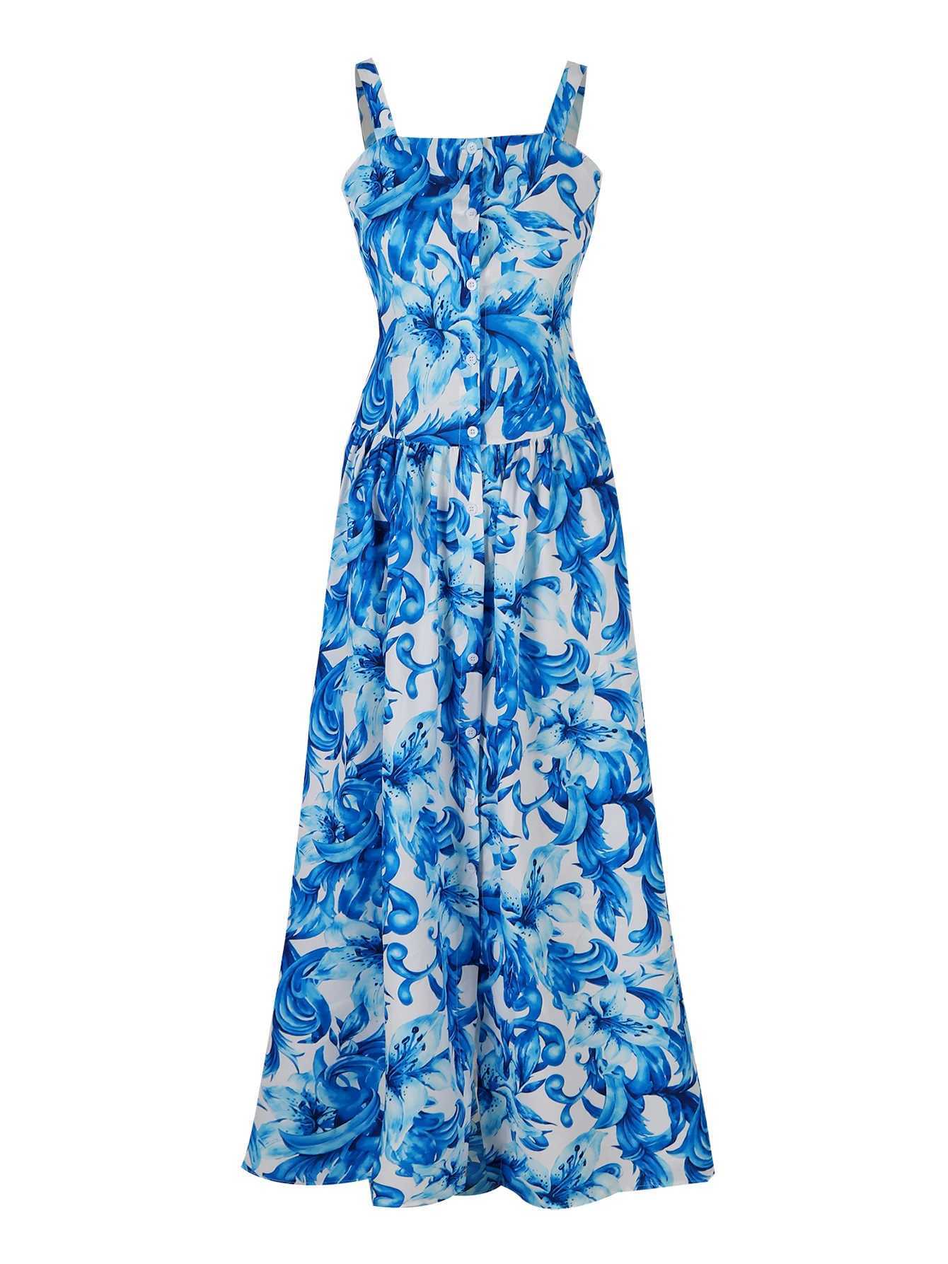 Urban Sexy Dresses Sexy Bandage Long Dr Womens 2025 Summer Printed Party Dress Elegant Slimming One Shoulder Maxi Vestidos Holiday Beach Dress Y240312