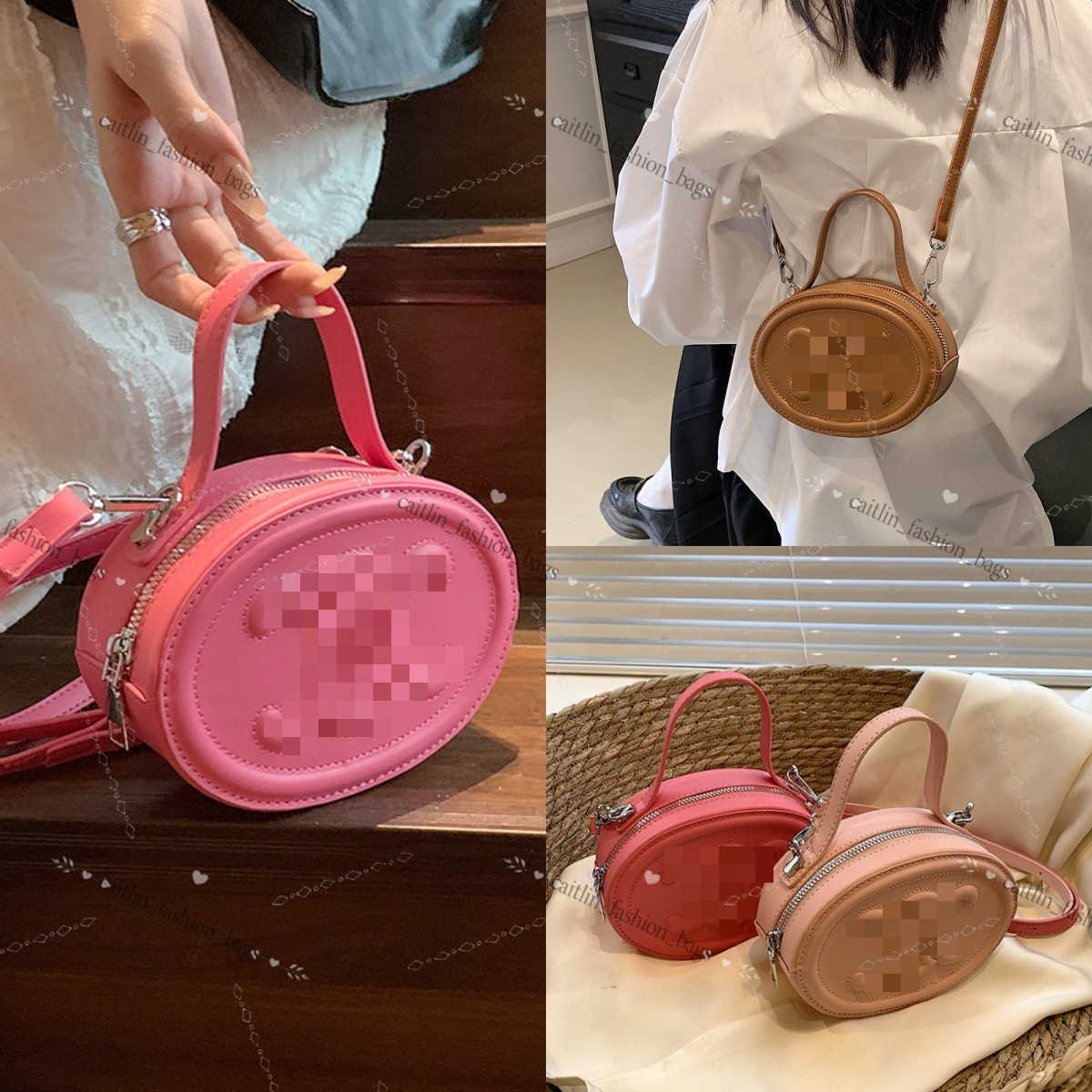 Shoulder Bags Womens Bag Korean Version Pig Nose Crossbody New Trend Ins Small Round Niche High-end for Women H250312