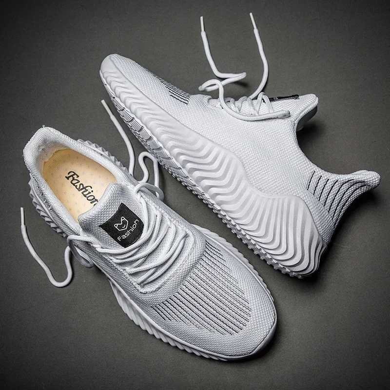 Casual Light Walking Shoes Breathable White Fashion Gym Ultralight Mens Shoes Mens Shoes High Quality Mens Sneakers X250313