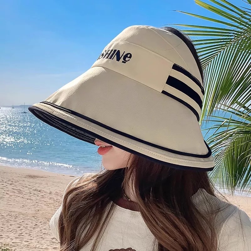 baseball cap Four season ins black women's sun shade trendy versatile Haruku sunscreen suitable for short hair fisherman hat