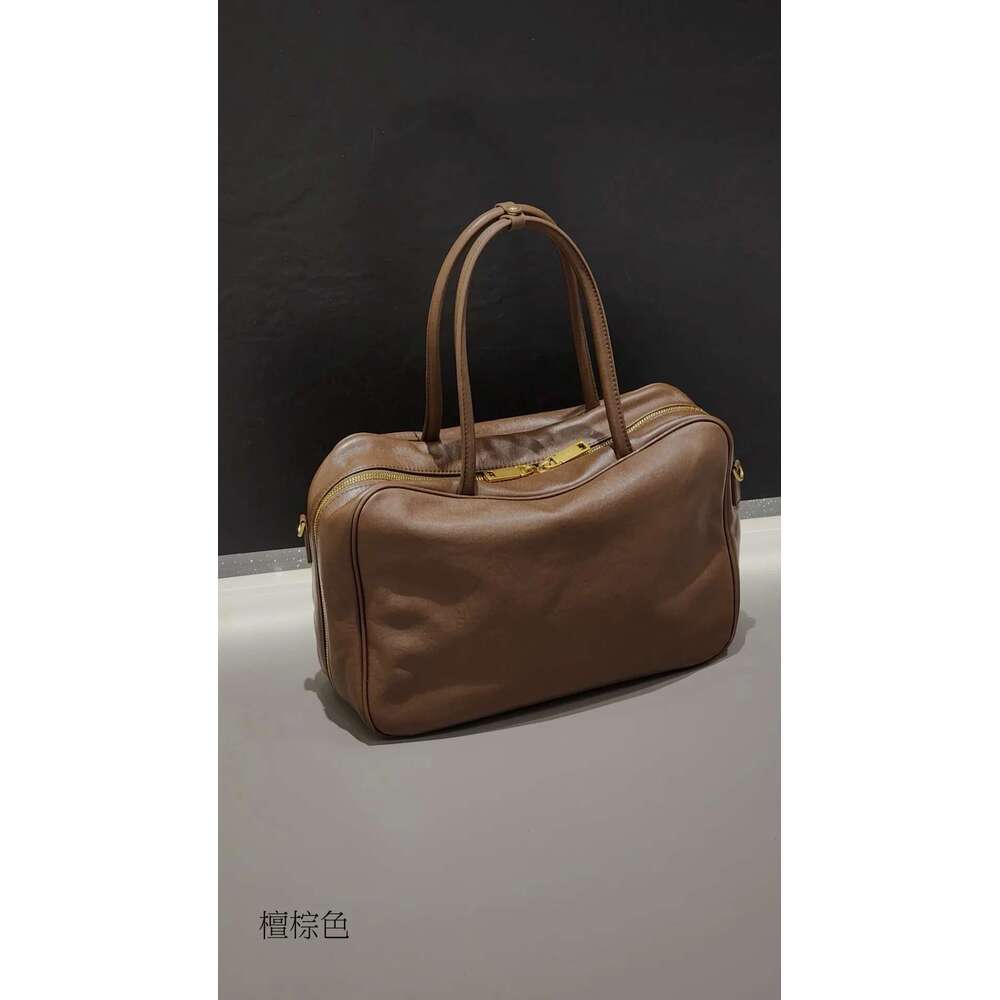Women's Bags Women's Bags Design Large Capacity Leather Tote Soft Vintage Maillard Handbag Elegant Single Shoulder Bag For Office Use