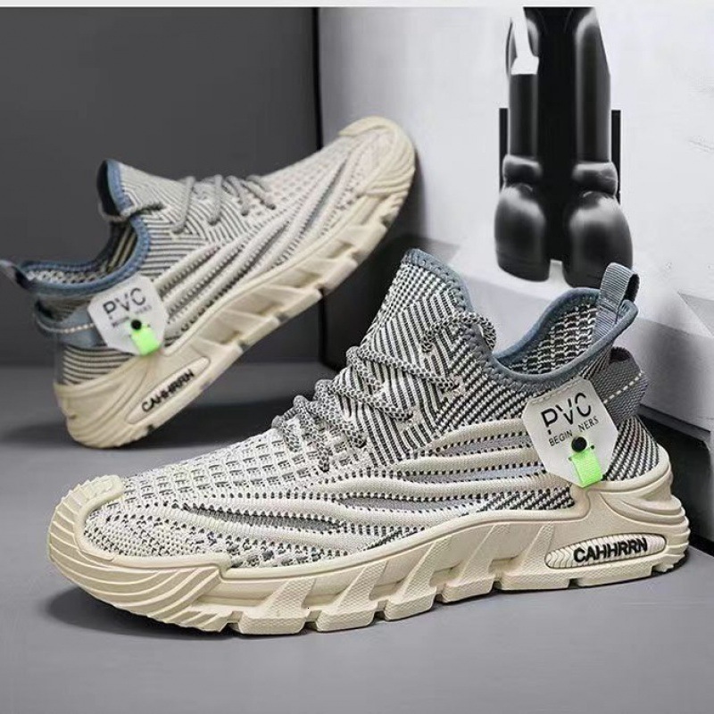 2025 New Thin and Transparent Designer Trendy Fashion Low cut Lace Running Thick soled Men's Shoes