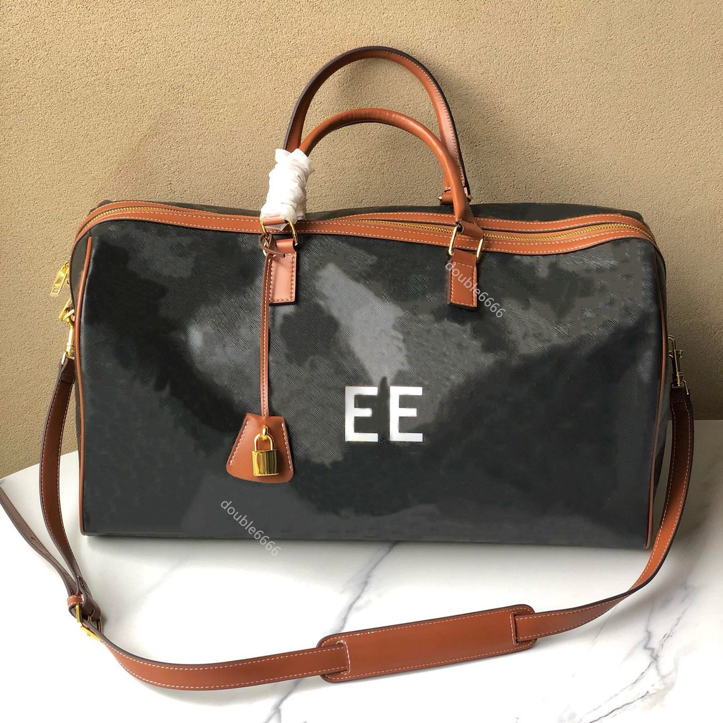 Designers fashion duffel bags men female travel bag leather handbags large capacity holdall carry luggage weekender bag Airport package Shoulder bag crossbody bag