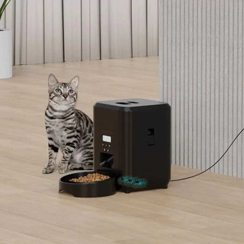 2L Push Button USB Automatic Pet Feeder Smart Cat Feeder Slow Dog Feeder with Timer Pet Feeder Pet Supplies Food BowlC250313