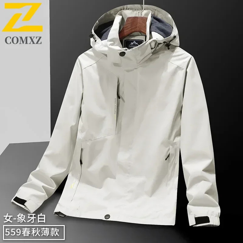 Mens Windproof Cover Cargo Jacket Spring and Autumn Extra Large 7XL Casual Street Clothing Waterproof Coats Gothic Hip Hop 250313