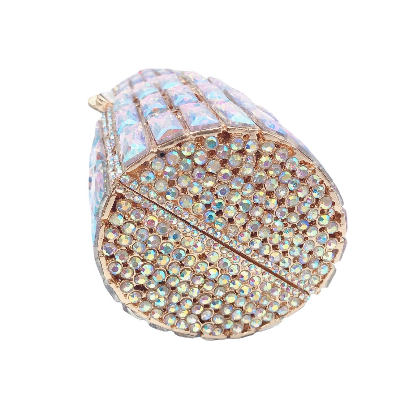 New Inlaid Dinner Full Of Diamonds, Hand Holding Lipstick, Women's Bag, Diamond Chain Clutch Crystal Evening Bag