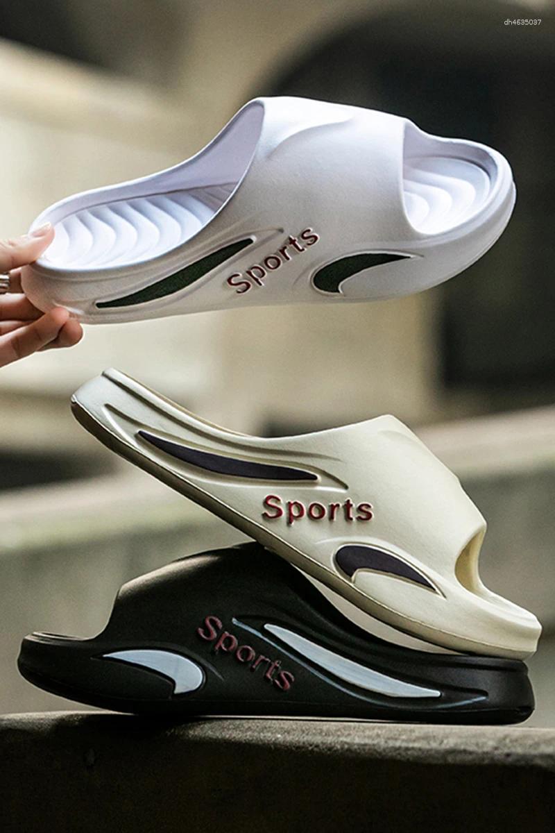 Slippers Indoor Outdoor Men 2025 Summer Lightweight Non Slip Beach Man Soft Thick Bottom Eva Cloud Slides Flip ps zhanyishengli