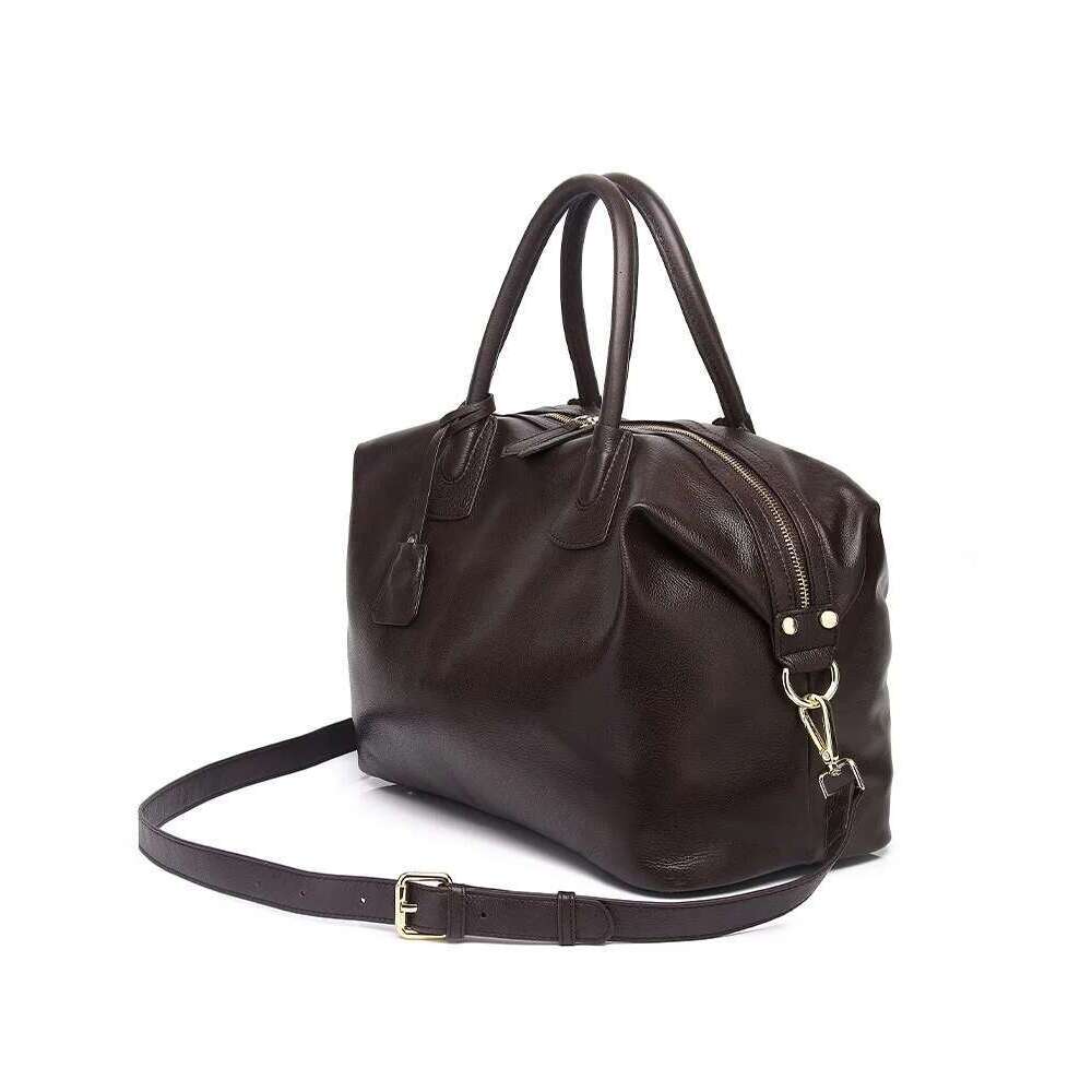 Women's Bags New Euro Fashion Designer High-end Huge Tote Soft Natural Cow Leather Women's Handbag Large Capacity Duffle Bag