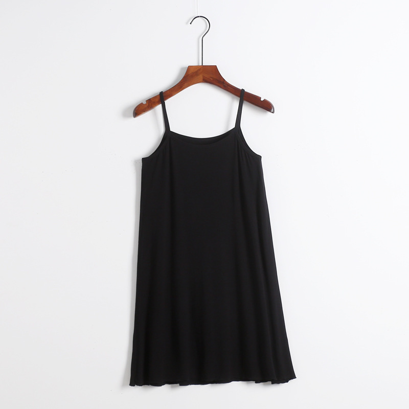 B775-Suspender skirt for women, loose vest skirt for pregnant women, mid-length petticoat, home nightdress
