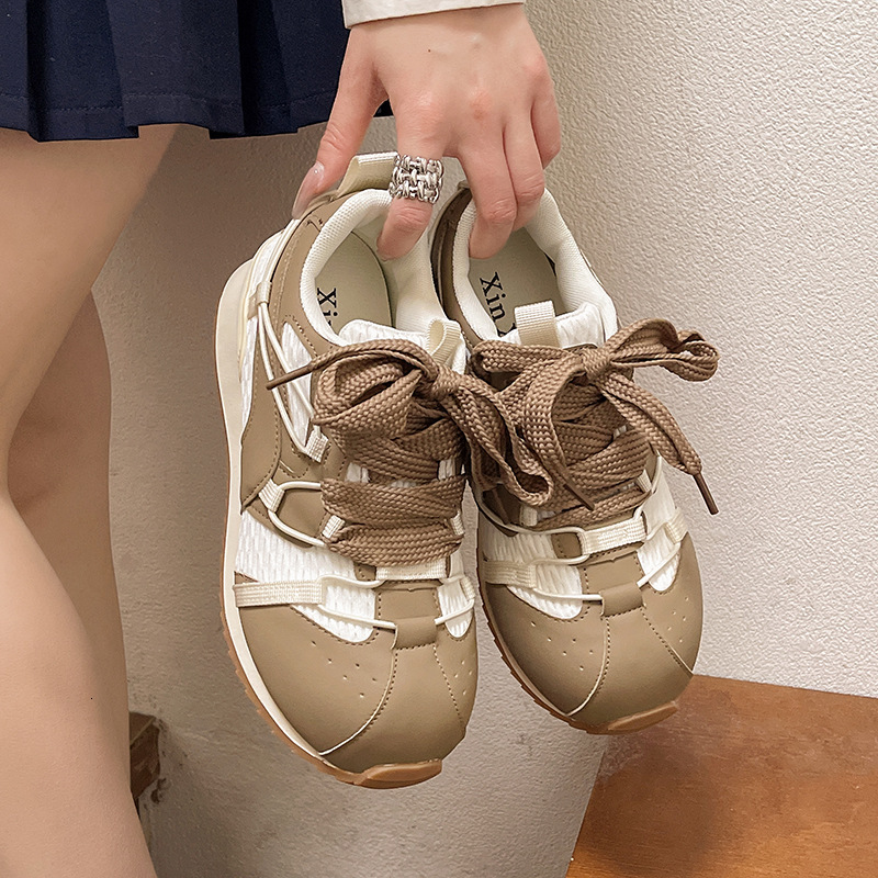 Lightweight Training Shoes With Thick Soles 25 Spring And Autumn New Fashion Designer High quality Women s Board Shoes Outdoor Leisure Sports Shoes Sk