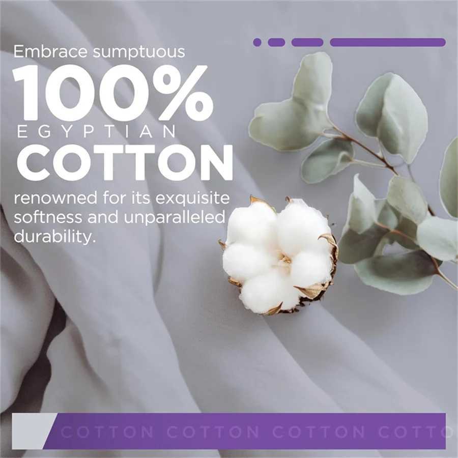 Soft 100% Egyptian cotton bed sheet set 1000 thread count 4/6 pieces bedding luxurious silk set and flat bedding Y250313