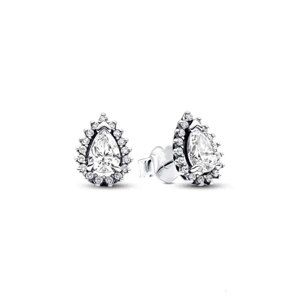 925 Sterling Silver Sparkle Timeless Love Rose Two-Tone Sun And Moon Earrings Beautiful Anniversary Gift For Women Jewelry