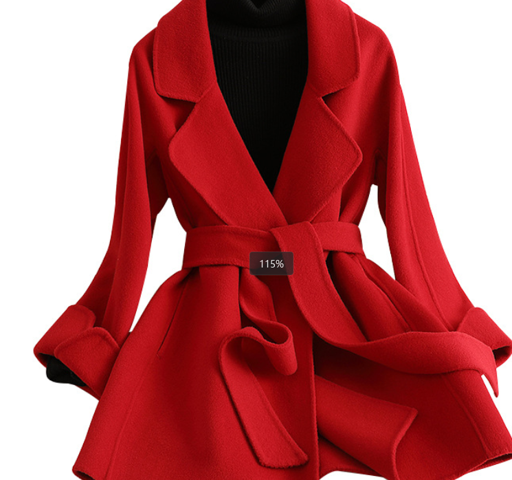 CC2090 New high-end fashion British style wool coat for autumn and winter