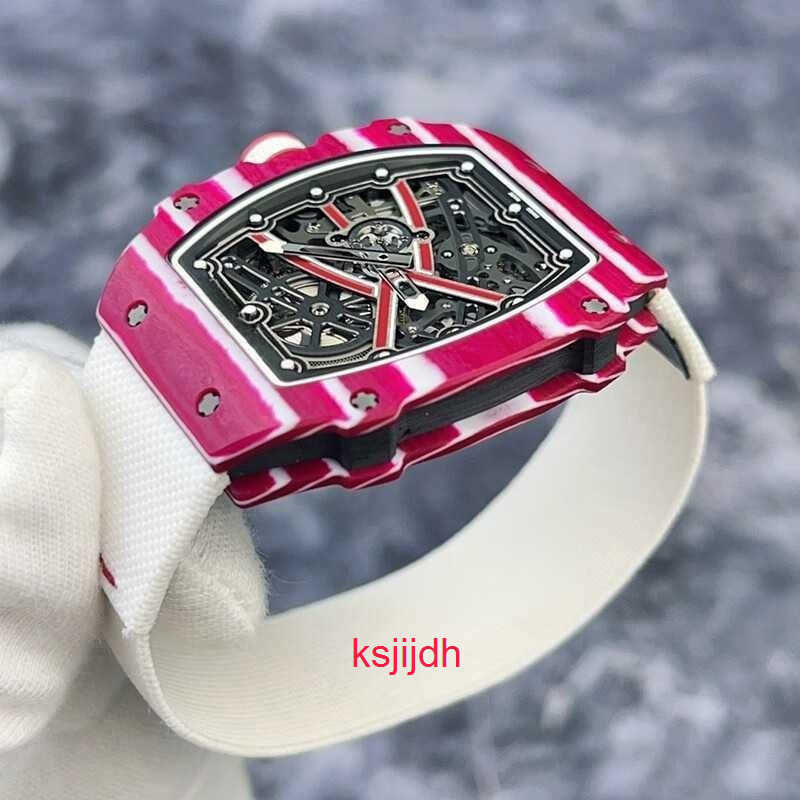 67-02 series Mens Watches Qatar Ntpt Carbon Fiber Automatic Mechanical Hollowed Out Dial for Watches OZ9Y