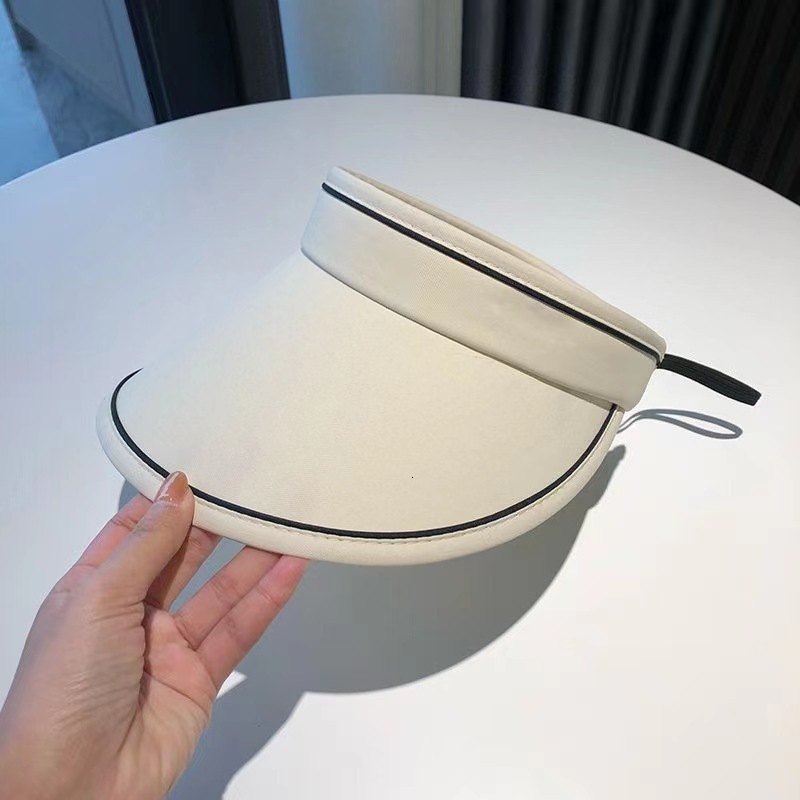 baseball cap New Women's Summer Big brimmed Sports Internet Celebrity UV Sunscreen Cute Cycg Headband Fisherman's Hat