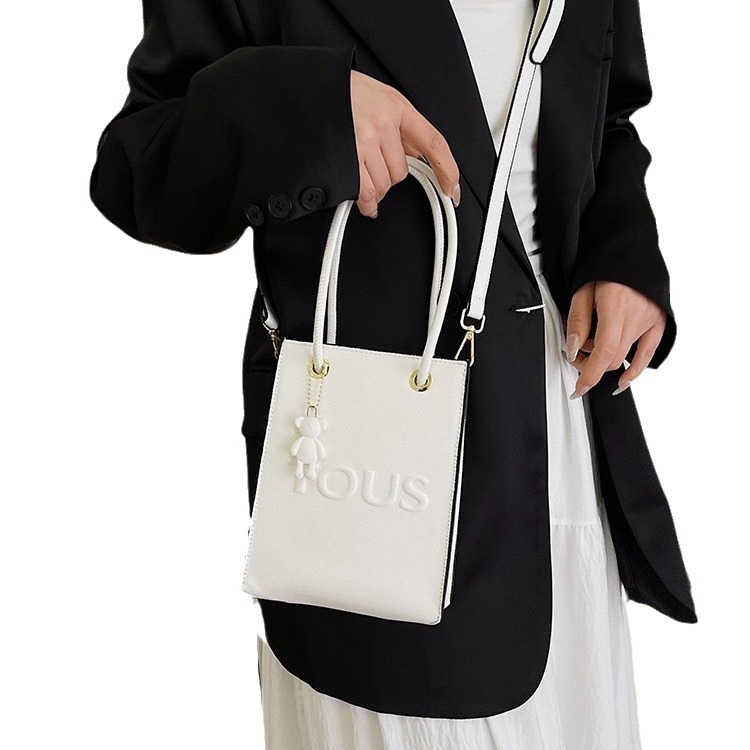 Free Shipping New Designer Bag TOUS Fashionable Women's Shoulder Crossbody Bag Embossed Letter Handbag Wallet