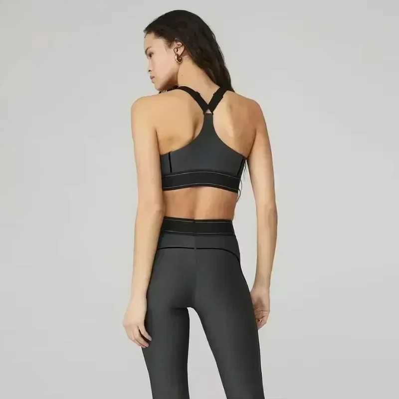 Active Pants Sportswear sealed training suit with padded skin friendly fabric Pilates two-piece sportswear Y250312EHE5
