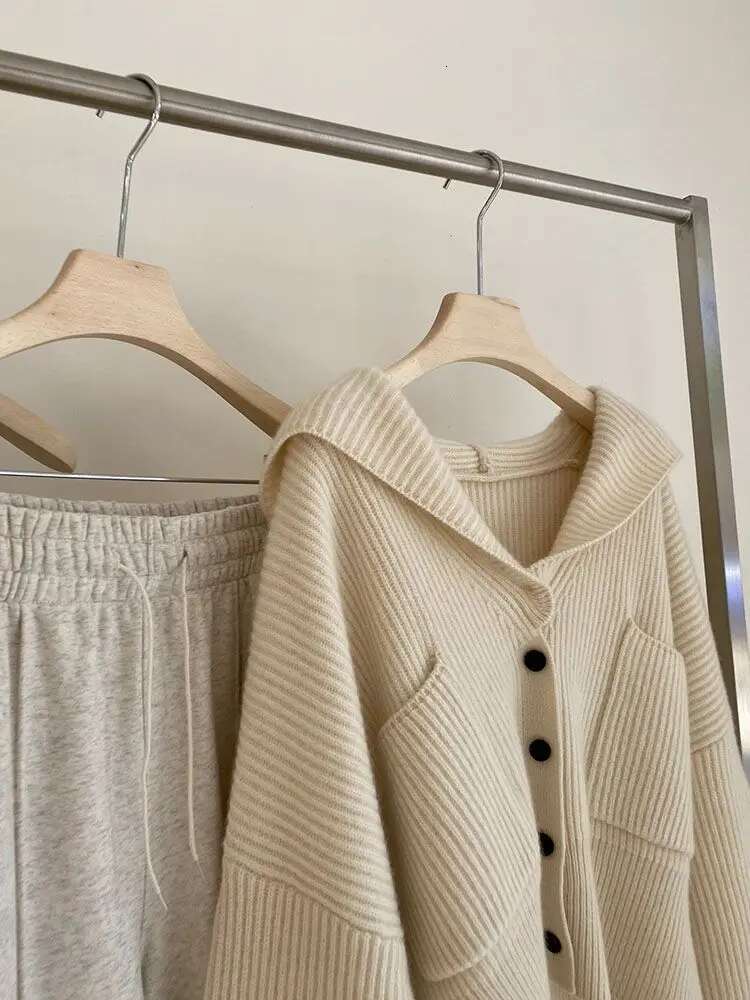 Casual Hooded Cardigans Winter Clothes Women Vintage Sweater Tops Sueters De Mujer Knit Jacket Pull Femme