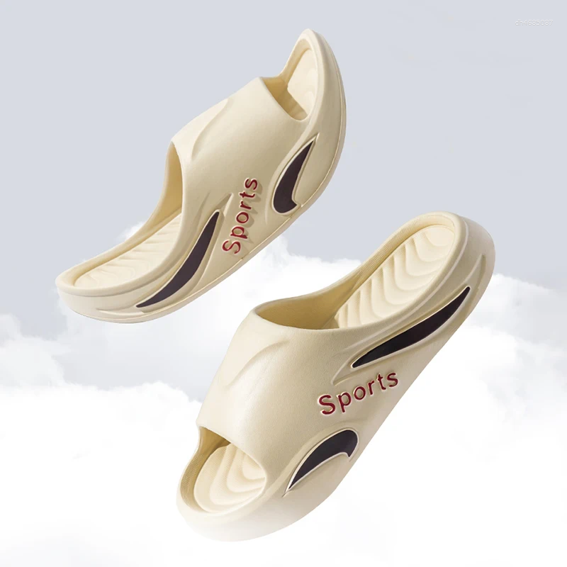 Slippers Indoor Outdoor Men 2025 Summer Lightweight Non Slip Beach Man Soft Thick Bottom Eva Cloud Slides Flip ps zhanyishengli