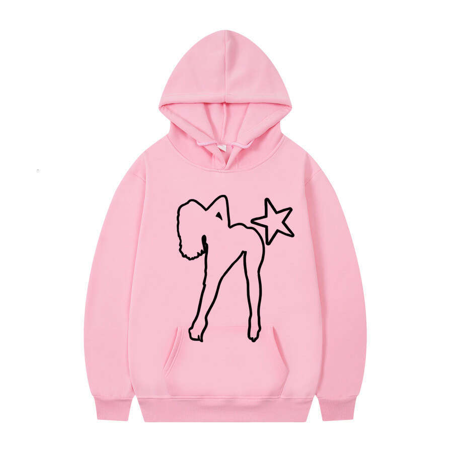 Harajuku Creative Sports Shirt Y2k Graphic Printed Hoodie Men's and Women's Fashion Super Large Hip Hop Street