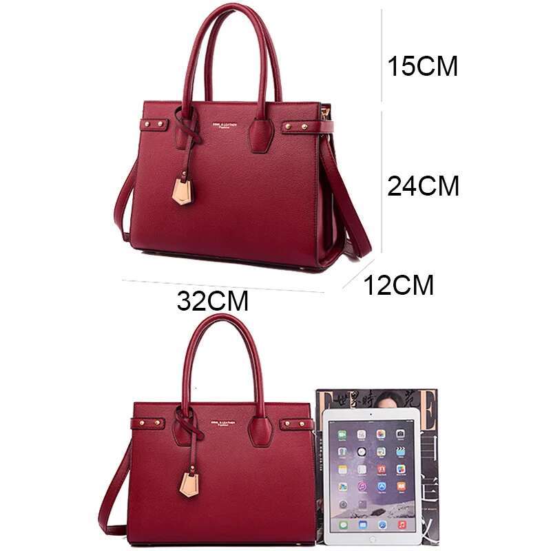 Genuine Brand Handbags For Women 2024 Ladies Hand Bag Female Leather Shoulder Top-Handle Crossbody Bags Casual Tote Sac