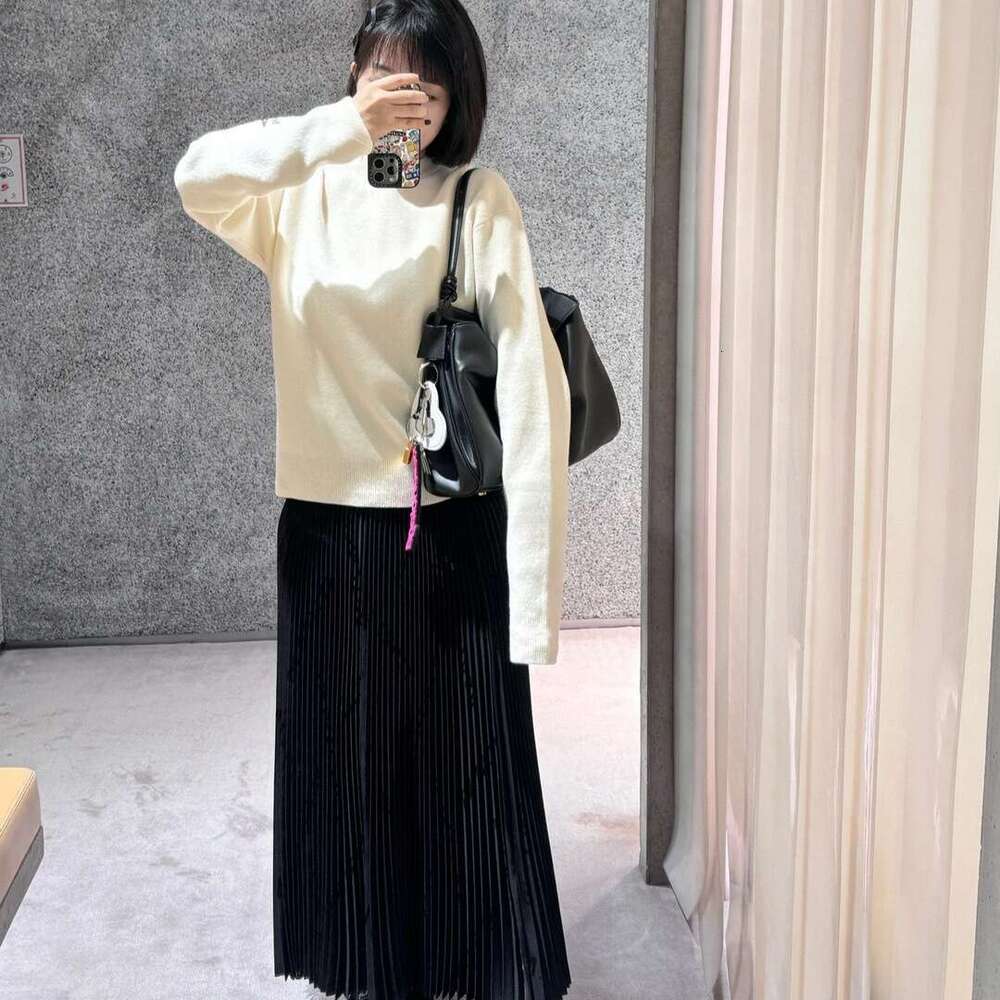 3M Letter Embroidered Long Sleeved Knitted For Men And Women Pullover Sweater