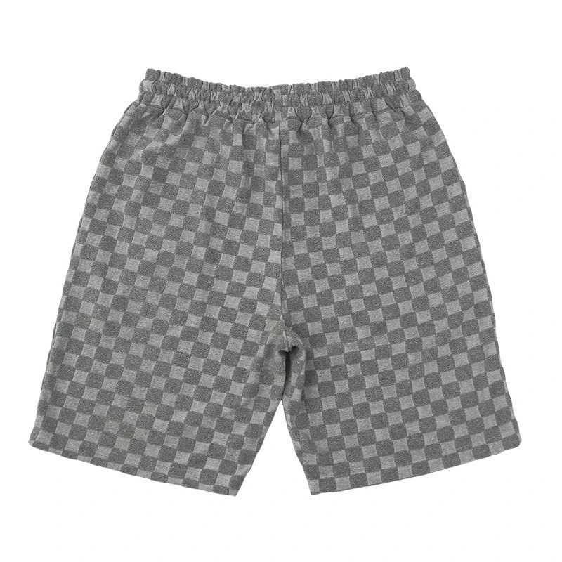 2024 New Mens Summer Jacquard PJlaid Short Sleeve T-shirt Fashion Sports Set Breathable T-shirt+Sports Shorts Two Piece SetXJ250312