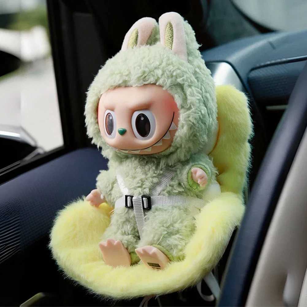 Suitable for 17cm labubu Cute Doll Cute Car Safety Seat Car Air Outlet Decoration Car Interior Decoration OrnamentT250313