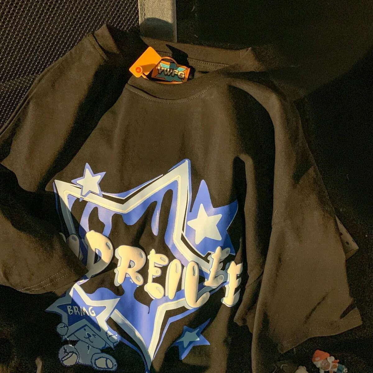 Summer Shirt Oversized Tee Stars Print Tshirt For Women Men Casual Loose Short Sleeve Tops Graphic T Shirts Y2k Top