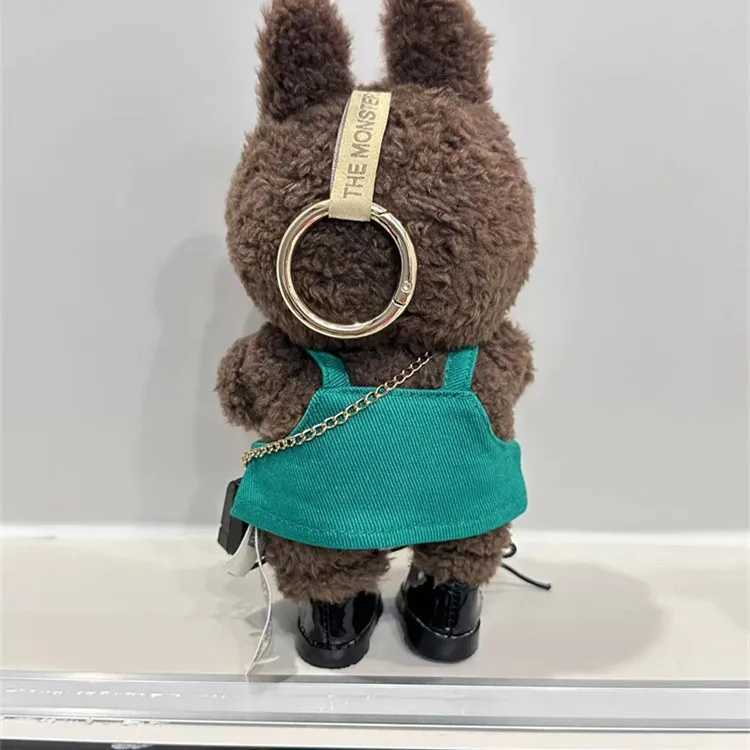 Labubu 17cm Dolls Clothes The Monsters Outfit Accessories Clothing Cartoon Green Coffee Dress Shoes Christmas Hat Scarf EE19AT250313