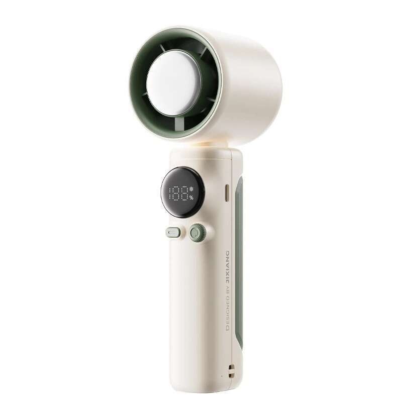 New 100-Speed High-Speed Handheld Fan USB Rechargeable Turbo Fan with Semiconductor Coog for Home Office and Outdoors