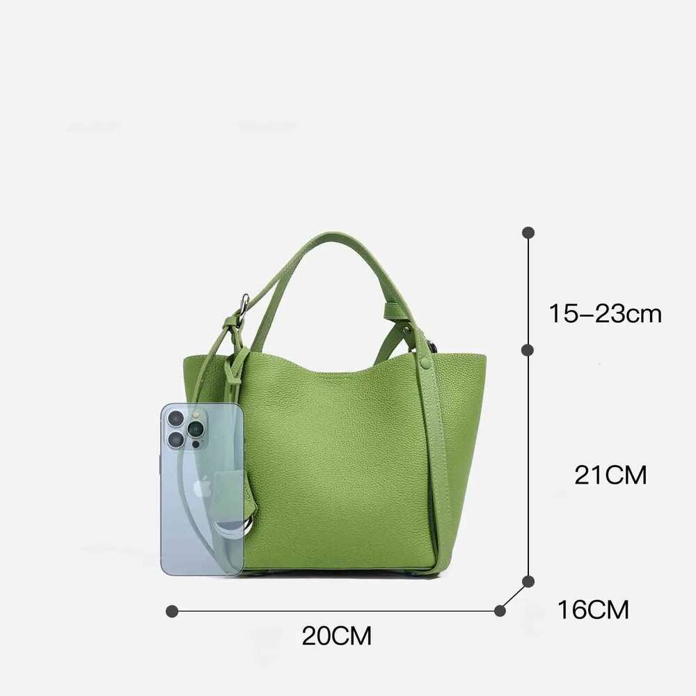 Women's Bags Women's Brushed Genuine Leather Shoulder Vintage Suede Red Bucket Large Capacity Handbag With Cosmetic Bag