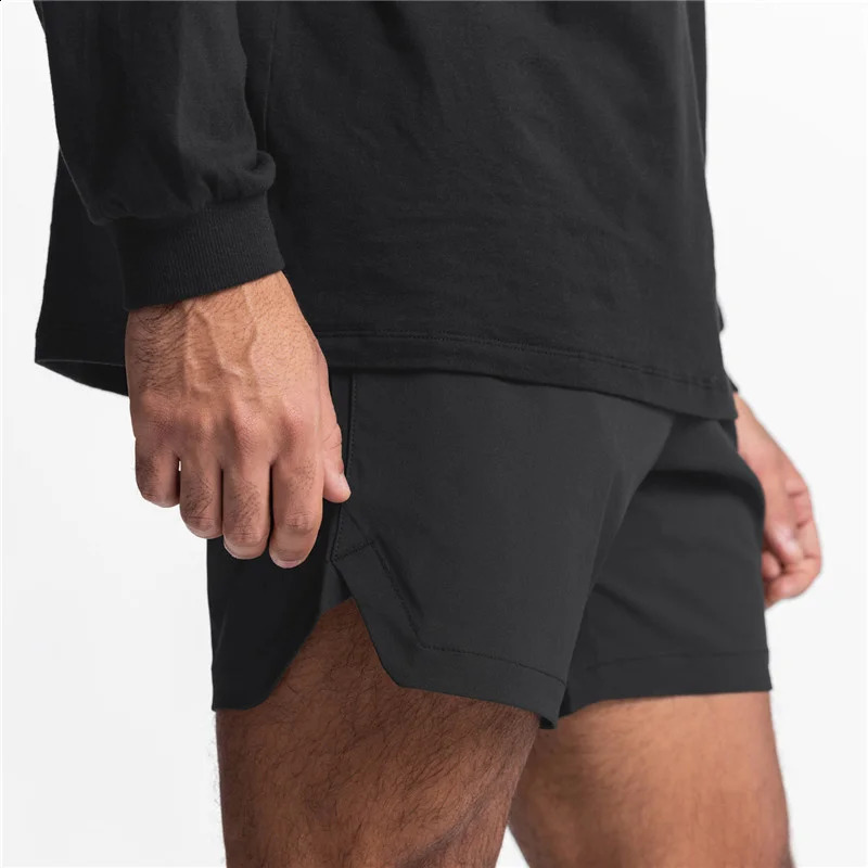 Mens Running Quick Dry Fitness Gyms Shorts Mens Summer Short Pants Male Jogger Workout Beach sport shorts men 250313