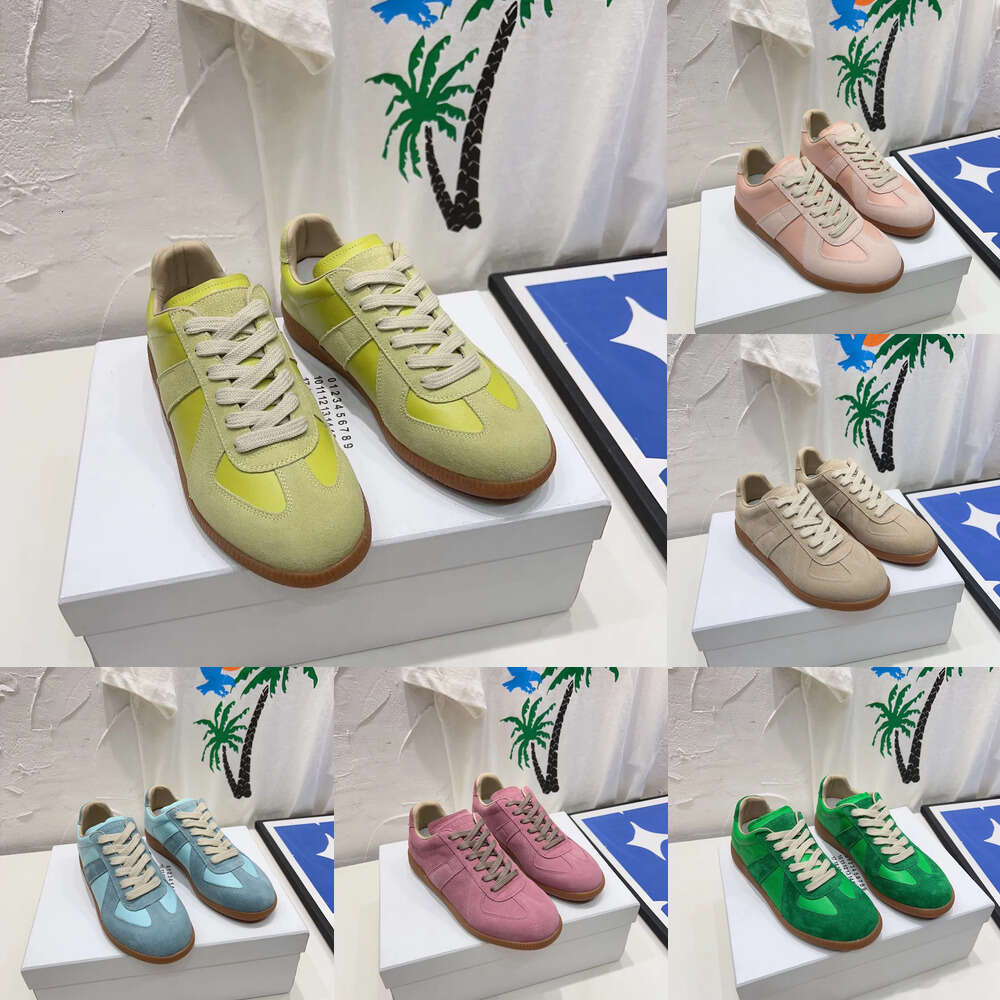 Designer shoes Women Men Sneakers Germany Trainer shoes Couple genuine leather casual lace-up board shoes White Sports Outdoor Flat Shoes Tenis
