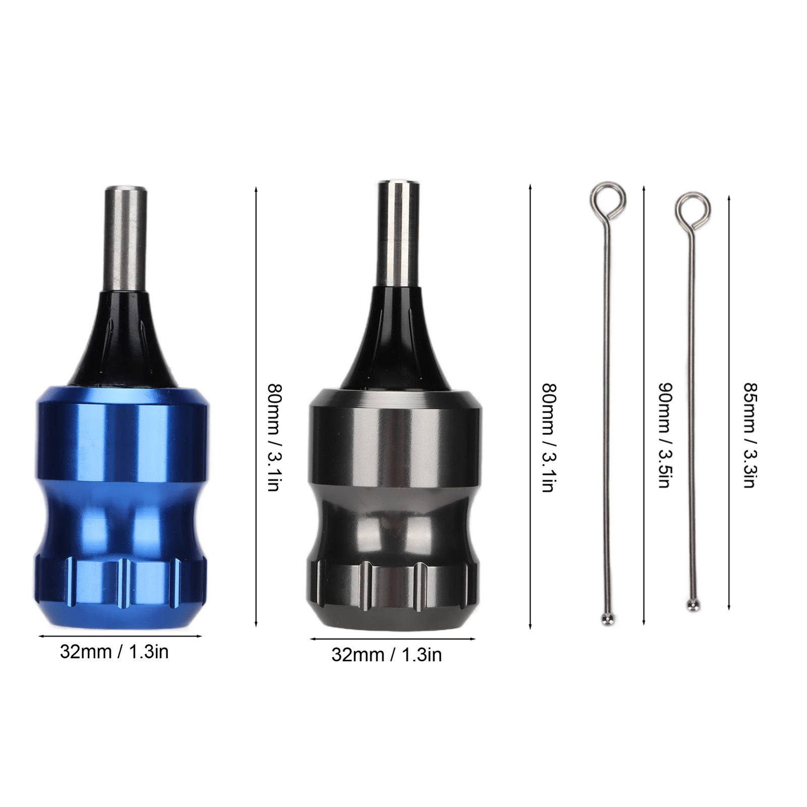 Tattoo Handle Cartridge Tattoo Grip Alloy Adjustable Tattoo Machine Handle Grip with Drive Bars for Professionals 250306