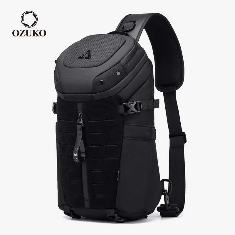 OZUKO Large Capacity Men Shoulder Waterproof Sg Crossbody Bags For Man Short Trip Messenger Fashion Quality Chest Bag
