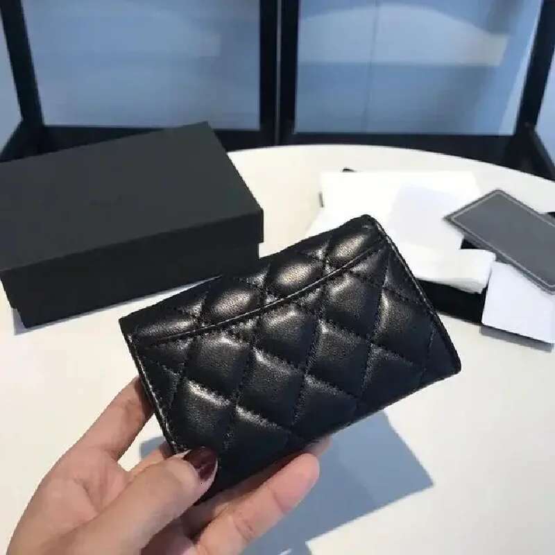 Brand Designer For Women Classical Genuine Credit Business Sheepskin Bag Leather Fashion Card Holder