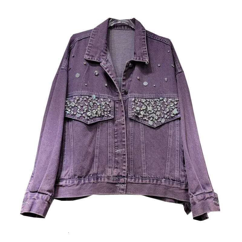 Dia Harbor Style Retro Washed Denim Women Spring And Autumn Design Sense Loose Versatile Jacket Top