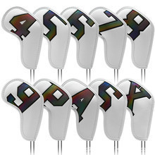 PU Golf Putter Headcover Sticker Buckle Golf Club Protective Cover Caps Universal Anti-Collision Pressure Outdoor Accessories 240430