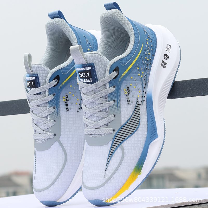 2025 New Sports Male High School Student Designer Trendy Fashion Running Jump Rope Ultra Light Shock Absorbent Sports Training Men's Shoes