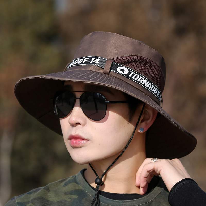 baseball cap Sunscreen Summer Outdoor Sunshade Cycg Big brim Sun Men's Fishing Fisherman's Hat