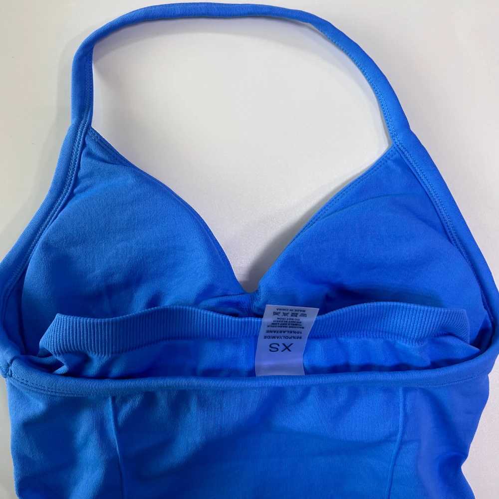 Active Shirts Tees 15 colors of impact long line shoulder strap gym top with back gym clothing womens Scrunch built-in bra vest top XS-XL Y250312CRW1