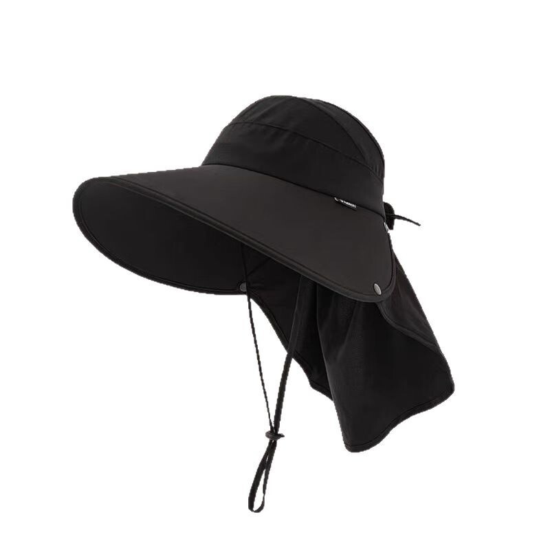 baseball cap Sun women, UV protection, large brim summer, full face coverage, empty top for cycg, outdoor mountaineering, sun hat