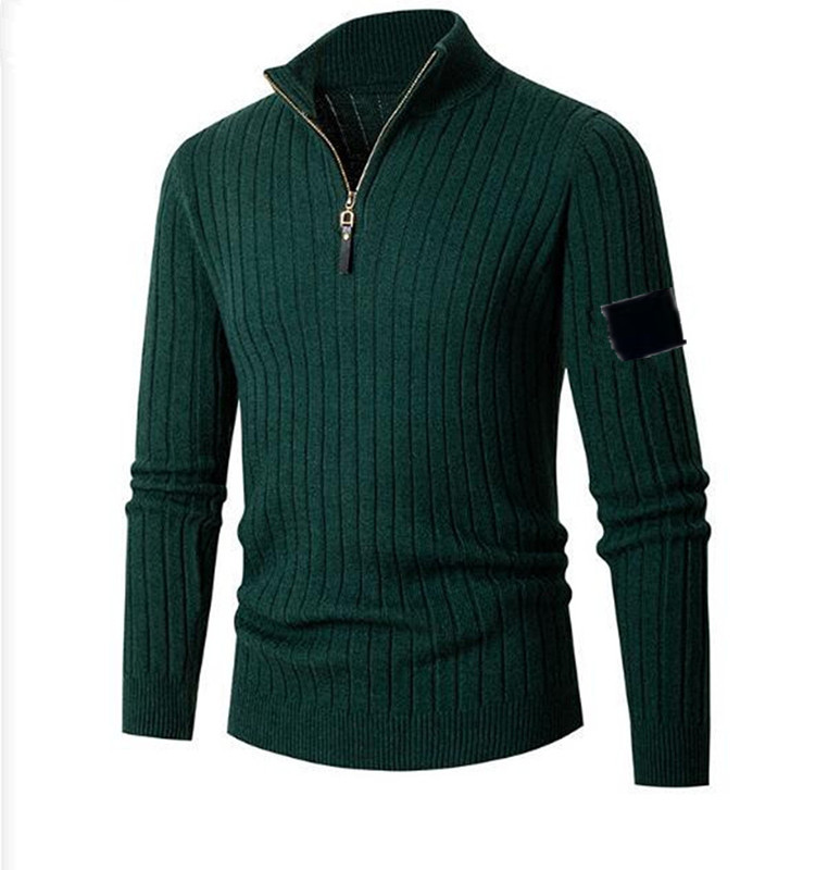 Designer Jumper Tracksuit Embroidered Compass Badge sweater thickened men's women's solid color high collar base coat men's fashion Paris street long sleeve sweater